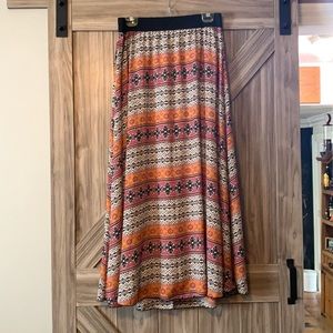 EUC LuLaRoe maxi skirt